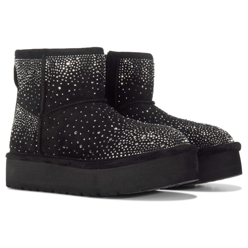 NEW!!!! Madden Girl Platform Rhinestone Bootie Black Kids Size 5 Women’s size 7